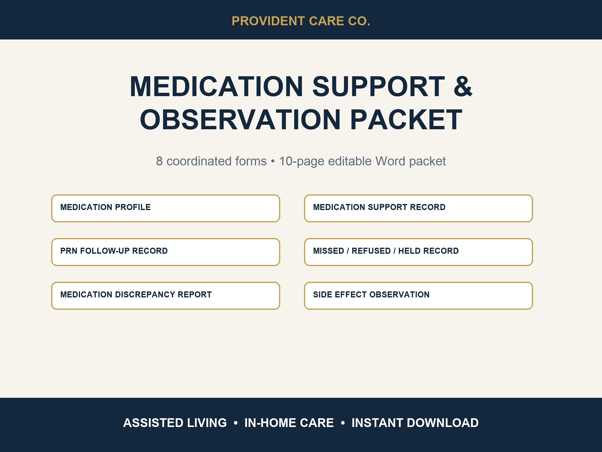 Medication Support & Observation preview
